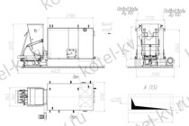 Чертеж котла КВм 1250 кВт с ТШПМ