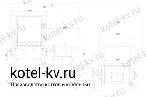Чертеж топки ТЛПХ 1.4/3.0